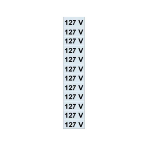 Adesivo Identif.Papel 127v (C/ 10un) 35x15mm