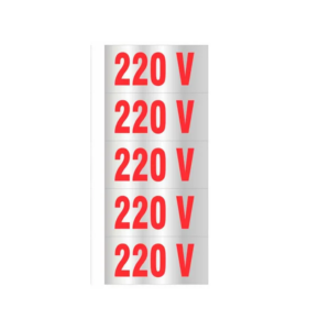 Placa De Identificação Alumínio 220v
