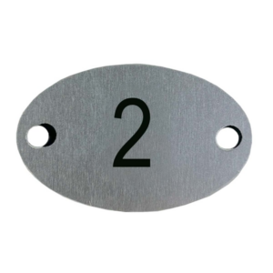 Placa Oval Apartamento 02