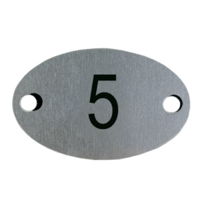 Placa Oval Apartamento 05