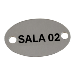 Placa Oval Sala 02