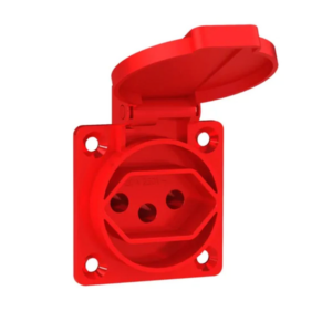 Tomada Industrial Vermelha Embutir 2p+T 20a Rohdina