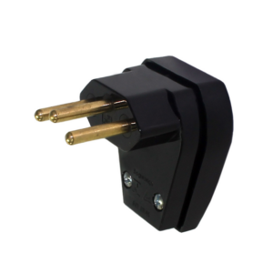 Plug Macho 2p+T 10a Pt C/ Prensa Cabo Pezzi