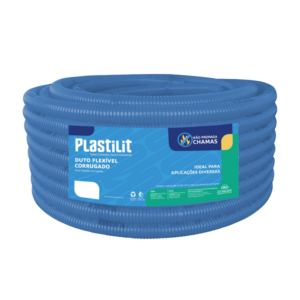 MANGUEIRA CORRUGADA AZUL 3/4 (50M) PLASTILIT