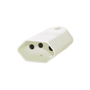 PLUGUE FEMEA 2P 20A 90 BRANCO ENERBRAS