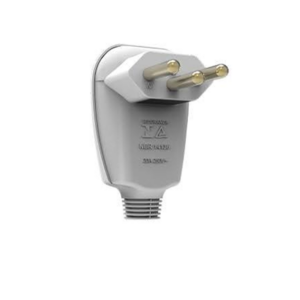 PLUGUE MACHO 2P 20A 90 BRANCO ENERBRAS