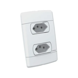 LINHA NEO SOTTILE CONJ 2X4 TOM DUPLA 20A ENERBRAS