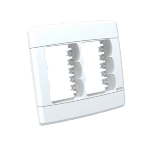 LINHA NEO SOTTILE PLACA 4X4 P/ 3+3 MODULOS